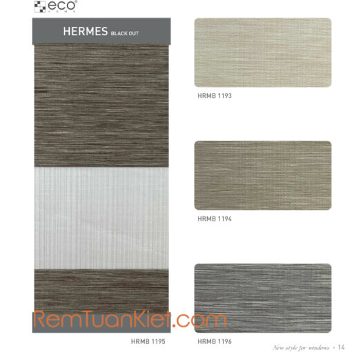 rèm cầu vồng Eco Hermes