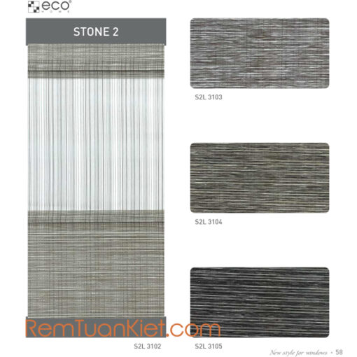 rèm cầu vồng Eco Stone II